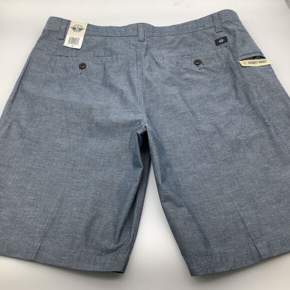 Dockers Mens Perfect Short Classic Fit Shorts Blue Size‎ 36 NWT - Picture 4 of 12